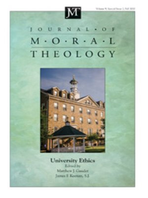 cover image of Journal of Moral Theology, Volume 9, Special Issue 2